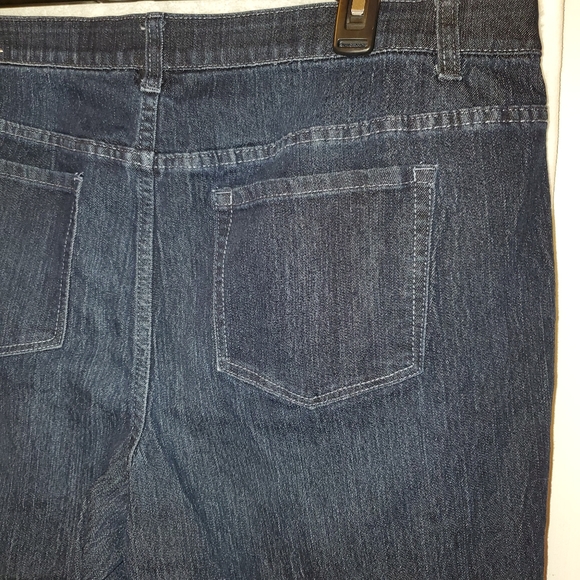 CJ Banks 20 Petite dark wash jeans EUC - Picture 5 of 7